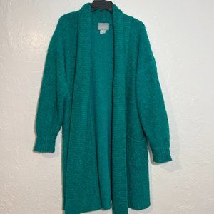 Oversized Teal Sweater